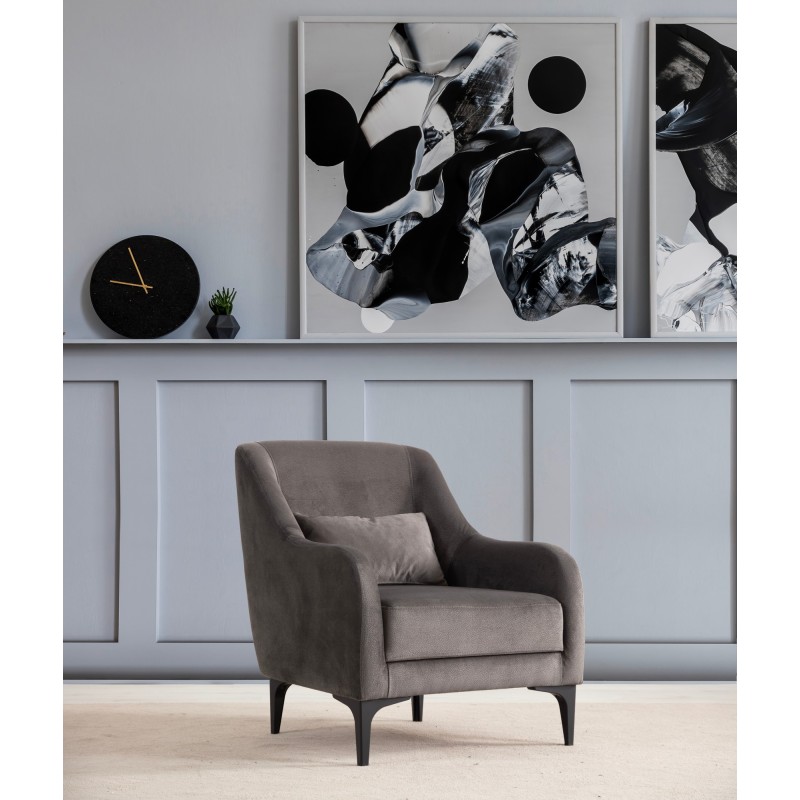 Wing Chair Astana - Anthracite Anthracite