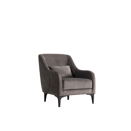 Wing Chair Astana - Anthracite Anthracite Wing Chair Astana - Anthracite Anthracite