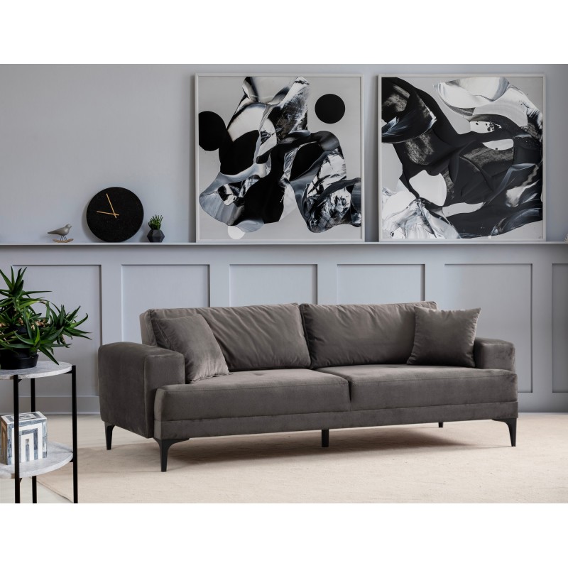 3-Seat Sofa Astana 3 Seater - Anthracite Anthracite