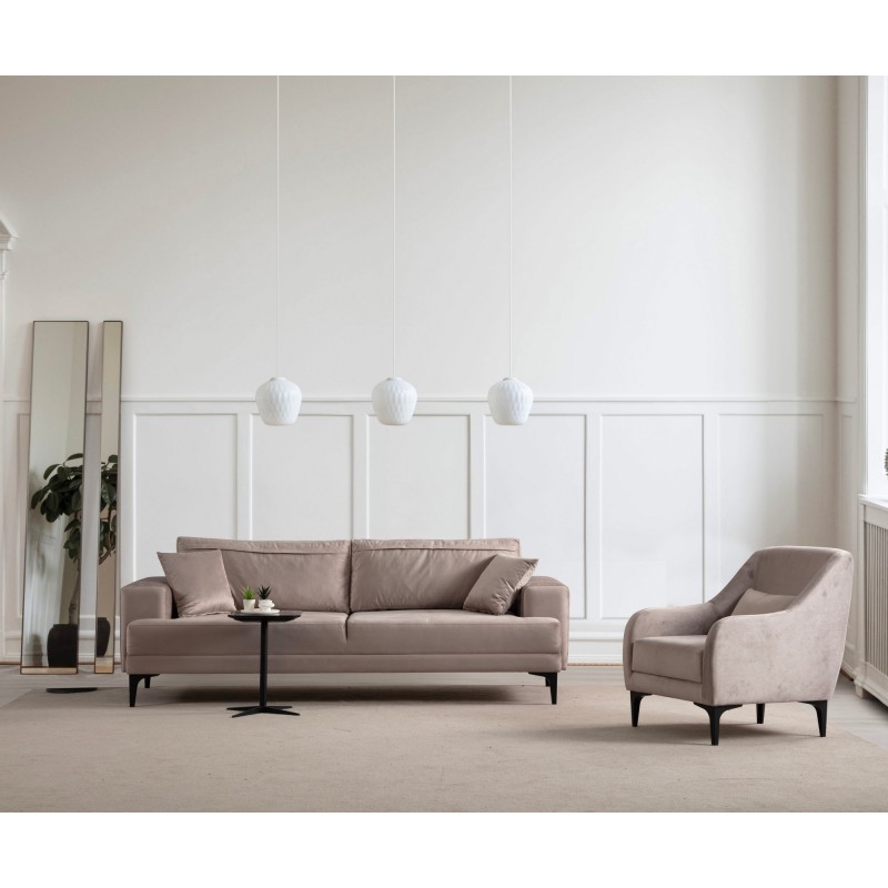 Atelier del Sofa 3-Seat Sofa Astana 3 Seater- Beige Beige