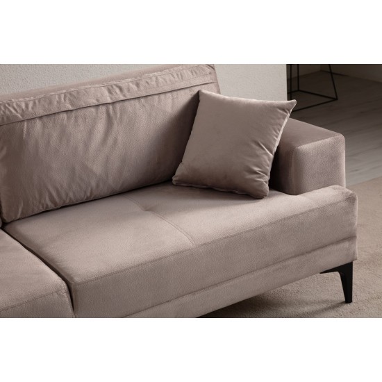 3-Seat Sofa Astana 3 Seater- Beige Beige Atelier del Sofa 3-Seat Sofa Astana 3 Seater- Beige Beige