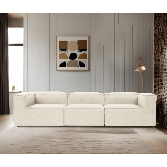 3-Seat Sofa Fora 3 - Ecru Ecru Atelier del Sofa 3-Seat Sofa Fora 3 - Ecru Ecru