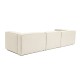3-Seat Sofa Fora 3 - Ecru Ecru Atelier del Sofa 3-Seat Sofa Fora 3 - Ecru Ecru