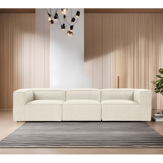3-Seat Sofa Fora 3 - Ecru Ecru Atelier del Sofa 3-Seat Sofa Fora 3 - Ecru Ecru