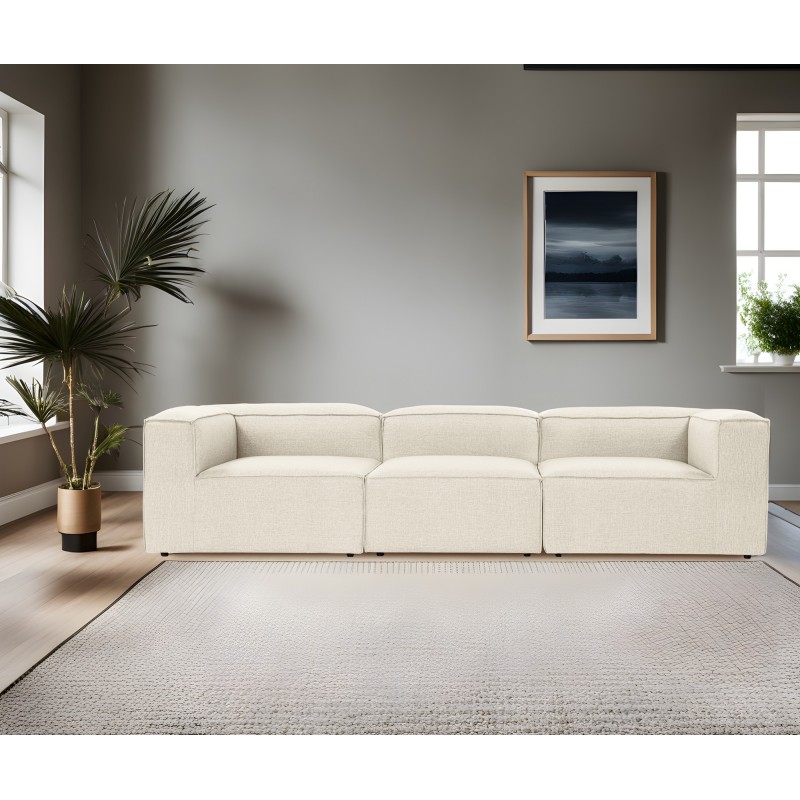 Atelier del Sofa 3-Seat Sofa Fora 3 - Ecru Ecru