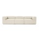 3-Seat Sofa Fora 3 - Ecru Ecru Atelier del Sofa 3-Seat Sofa Fora 3 - Ecru Ecru