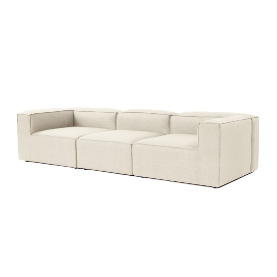 3-Seat Sofa Fora 3 - Ecru Ecru Atelier del Sofa 3-Seat Sofa Fora 3 - Ecru Ecru