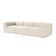 3-Seat Sofa Fora 3 - Ecru Ecru Atelier del Sofa 3-Seat Sofa Fora 3 - Ecru Ecru