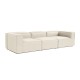 3-Seat Sofa Fora 3 - Ecru Ecru Atelier del Sofa 3-Seat Sofa Fora 3 - Ecru Ecru
