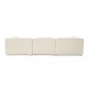 3-Seat Sofa Fora 3 - Ecru Ecru Atelier del Sofa 3-Seat Sofa Fora 3 - Ecru Ecru