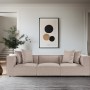 3-Seat Sofa Sora 3 - Sand Beige Sand Beige