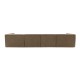 Γωνιακός Καναπές Sora (L1-O1-O1-1R-POUFFE ) - Χρώμα Καφέ - 430x102x75εκ - Δώρο το Πουφ