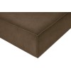 Γωνιακός Καναπές Sora (L1-O1-O1-1R-POUFFE ) - Χρώμα Καφέ - 430x102x75εκ - Δώρο το Πουφ