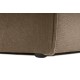Γωνιακός Καναπές Sora (L1-O1-O1-1R-POUFFE ) - Χρώμα Καφέ - 430x102x75εκ - Δώρο το Πουφ