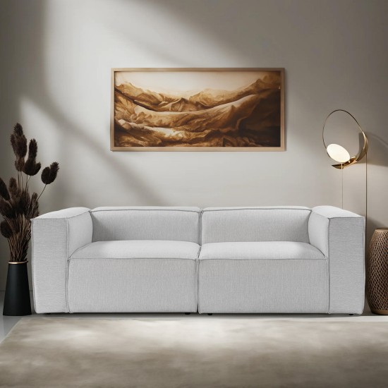 2-Seat Sofa Fora 2 Seater - Light Grey Light Grey 2-Seat Sofa Fora 2 Seater - Light Grey Light Grey