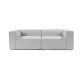 2-Seat Sofa Fora 2 Seater - Light Grey Light Grey 2-Seat Sofa Fora 2 Seater - Light Grey Light Grey