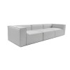 3-Seat Sofa Fora 3 Seater - Light Grey Light Grey