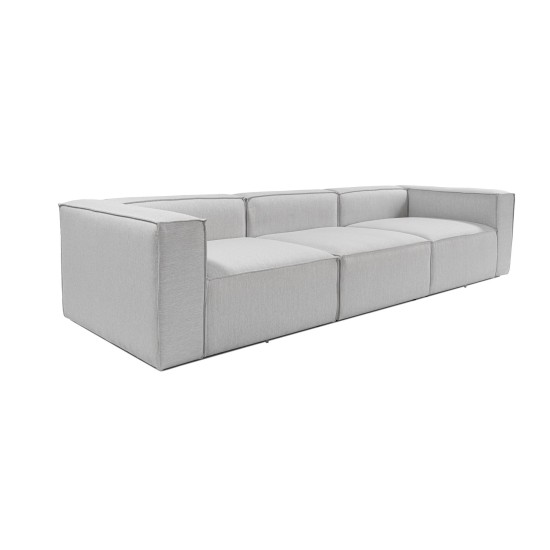 3-Seat Sofa Fora 3 Seater - Light Grey Light Grey 3-Seat Sofa Fora 3 Seater - Light Grey Light Grey