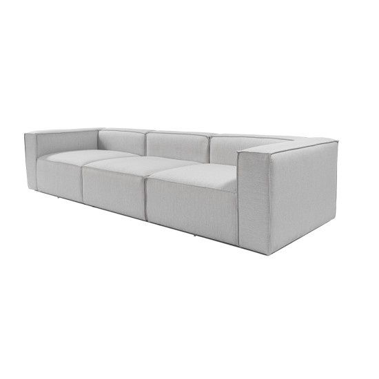 3-Seat Sofa Fora 3 Seater - Light Grey Light Grey 3-Seat Sofa Fora 3 Seater - Light Grey Light Grey
