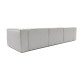 3-Seat Sofa Fora 3 Seater - Light Grey Light Grey 3-Seat Sofa Fora 3 Seater - Light Grey Light Grey