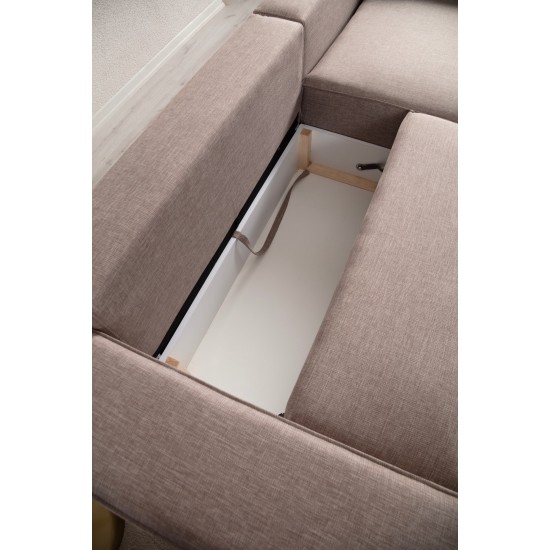 Corner Sofa-Bed Pırlo Corner Right - Brown Brown Corner Sofa-Bed Pırlo Corner Right - Brown Brown