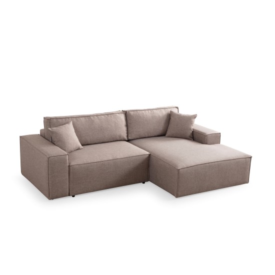 Corner Sofa-Bed Pırlo Corner Right - Brown Brown Corner Sofa-Bed Pırlo Corner Right - Brown Brown