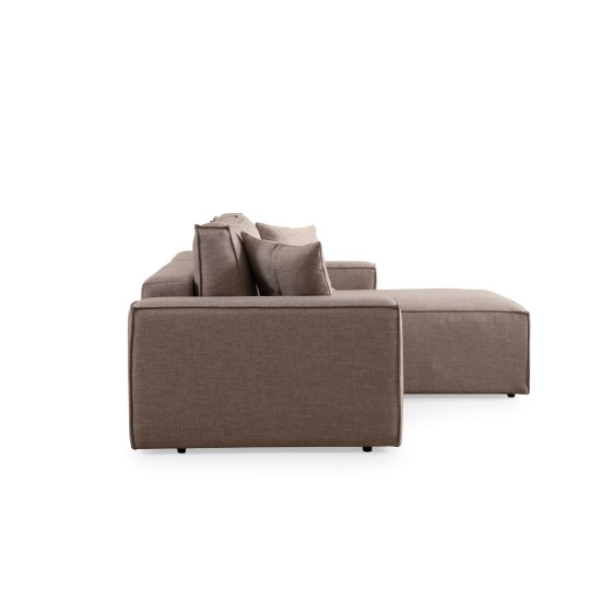 Corner Sofa-Bed Pırlo Corner Right - Brown Brown Corner Sofa-Bed Pırlo Corner Right - Brown Brown