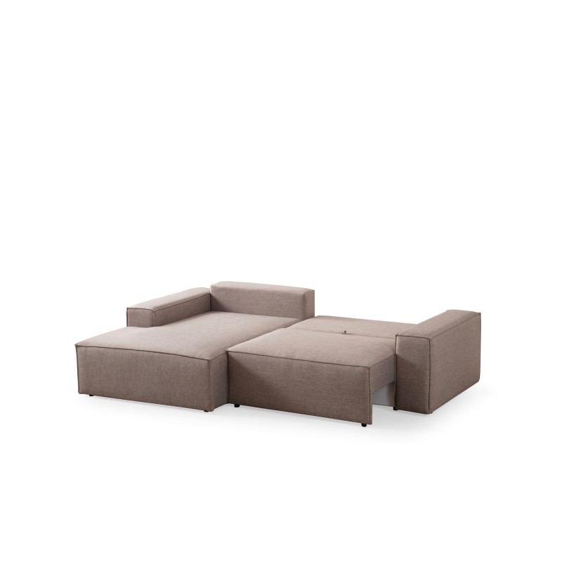 Corner Sofa-Bed Pırlo Corner Left - Brown Brown