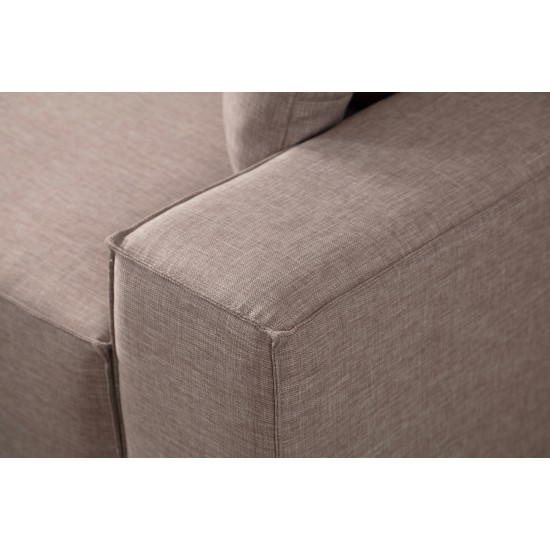 Corner Sofa-Bed Pırlo Corner Left - Brown Brown Corner Sofa-Bed Pırlo Corner Left - Brown Brown