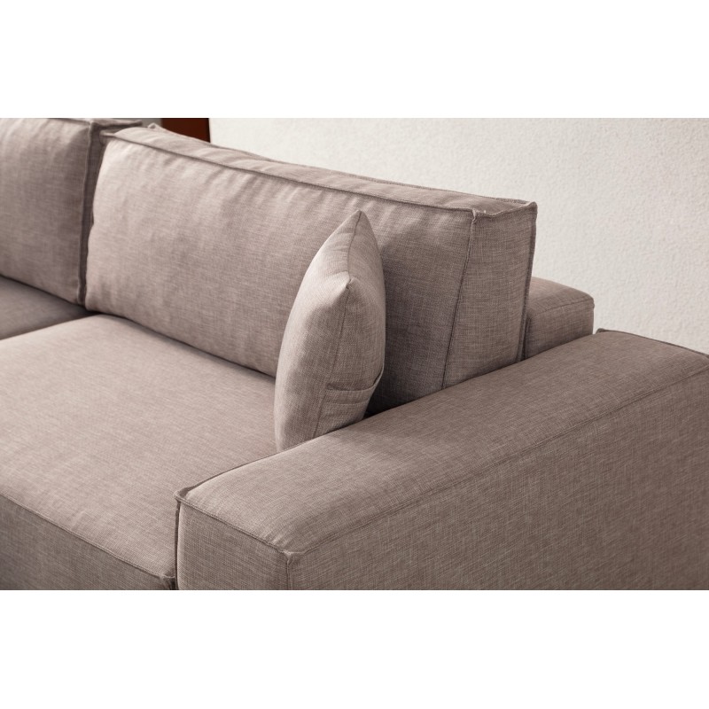 Corner Sofa-Bed Pırlo Corner Left - Brown Brown