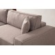 Corner Sofa-Bed Pırlo Corner Left - Brown Brown Corner Sofa-Bed Pırlo Corner Left - Brown Brown