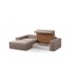 Corner Sofa-Bed Pırlo Corner Left - Brown Brown Corner Sofa-Bed Pırlo Corner Left - Brown Brown