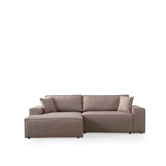 Corner Sofa-Bed Pırlo Corner Left - Brown Brown Corner Sofa-Bed Pırlo Corner Left - Brown Brown