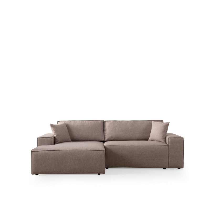Corner Sofa-Bed Pırlo Corner Left - Brown Brown