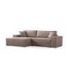 Corner Sofa-Bed Pırlo Corner Left - Brown Brown