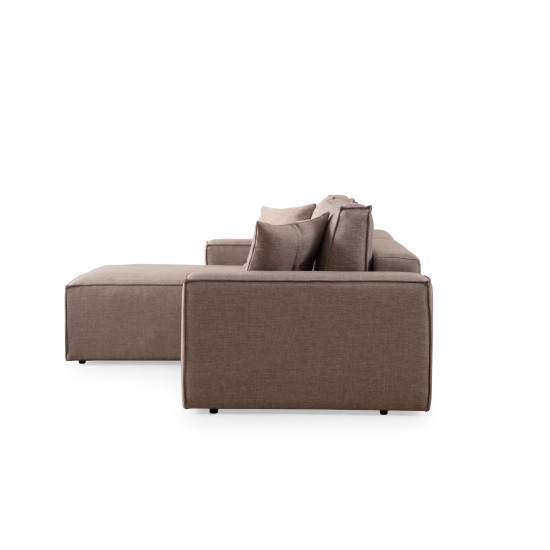 Corner Sofa-Bed Pırlo Corner Left - Brown Brown Corner Sofa-Bed Pırlo Corner Left - Brown Brown