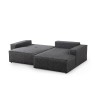 Corner Sofa-Bed Pırlo Corner Right - Dark Grey Dark Grey