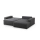 Corner Sofa-Bed Pırlo Corner Right - Dark Grey Dark Grey Corner Sofa-Bed Pırlo Corner Right - Dark Grey Dark Grey