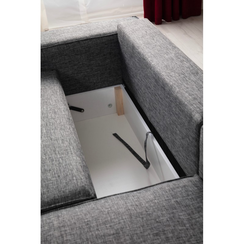 Corner Sofa-Bed Pırlo Corner Right - Dark Grey Dark Grey