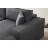 Corner Sofa-Bed Pırlo Corner Right - Dark Grey Dark Grey