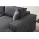 Corner Sofa-Bed Pırlo Corner Right - Dark Grey Dark Grey Corner Sofa-Bed Pırlo Corner Right - Dark Grey Dark Grey