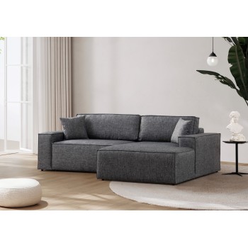 Corner Sofa-Bed Pırlo Corner Right - Dark Grey Dark Grey