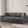 Corner Sofa-Bed Pırlo Corner Right - Dark Grey Dark Grey