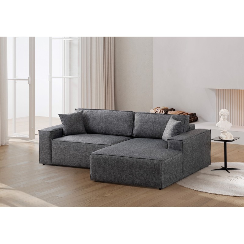 Corner Sofa-Bed Pırlo Corner Right - Dark Grey Dark Grey