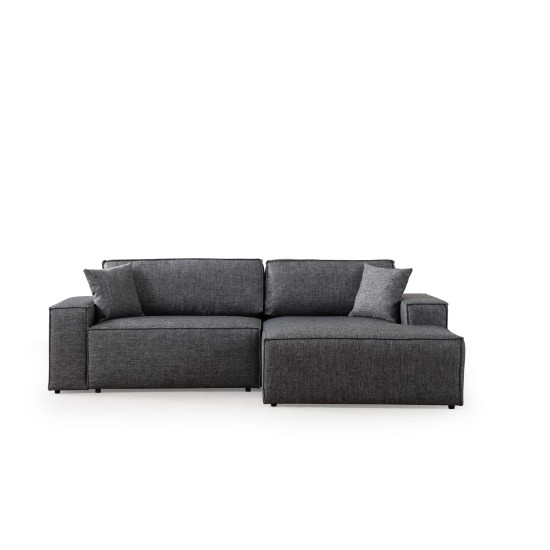 Corner Sofa-Bed Pırlo Corner Right - Dark Grey Dark Grey Corner Sofa-Bed Pırlo Corner Right - Dark Grey Dark Grey