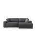 Corner Sofa-Bed Pırlo Corner Right - Dark Grey Dark Grey Corner Sofa-Bed Pırlo Corner Right - Dark Grey Dark Grey