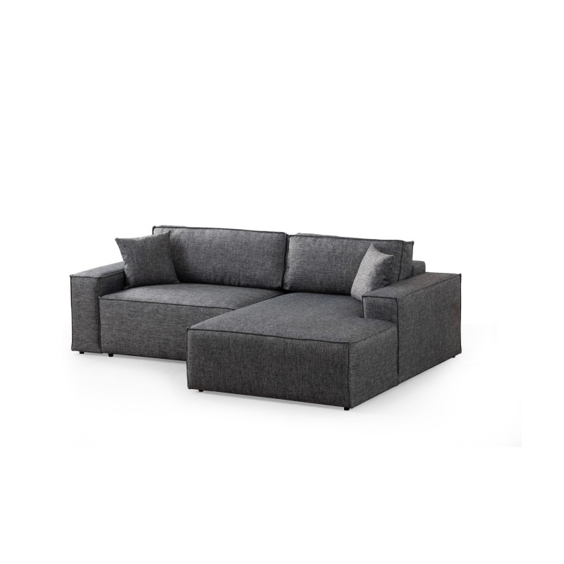 Corner Sofa-Bed Pırlo Corner Right - Dark Grey Dark Grey