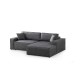 Corner Sofa-Bed Pırlo Corner Right - Dark Grey Dark Grey Corner Sofa-Bed Pırlo Corner Right - Dark Grey Dark Grey