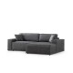 Corner Sofa-Bed Pırlo Corner Right - Dark Grey Dark Grey Corner Sofa-Bed Pırlo Corner Right - Dark Grey Dark Grey
