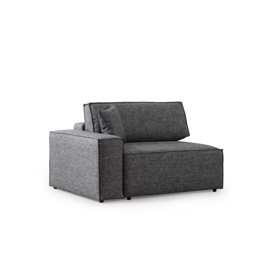 Corner Sofa-Bed Pırlo Corner Right - Dark Grey Dark Grey Corner Sofa-Bed Pırlo Corner Right - Dark Grey Dark Grey